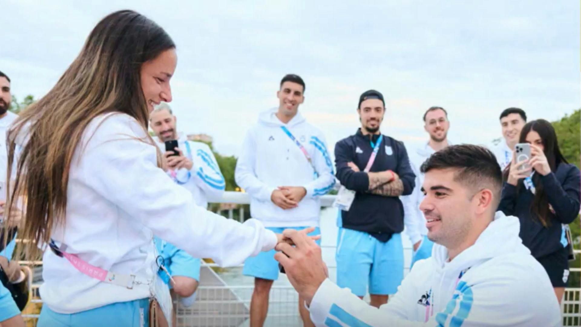 Love in Paris: Argentinian Olympian couple  got engaged in the Olympic Village